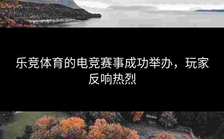 乐竞体育的电竞赛事成功举办，玩家反响热烈